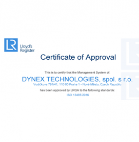 DYNEX  TECHNOLOGIES ISO 13485:2016/9001:2015